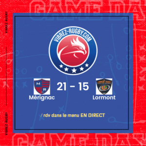 Résultat Mérignac – Lormont: 21-15