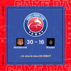 R&eacute;sultat Narbonne – Rouen: 30-16