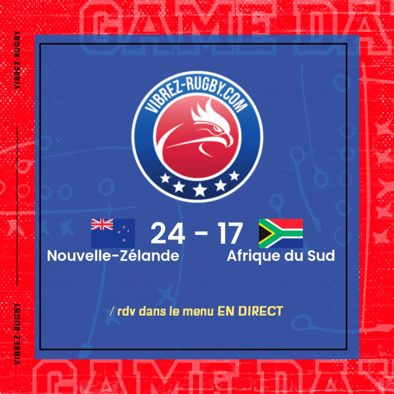 résultat Nouvelle-Zélande - Afrique du Sud