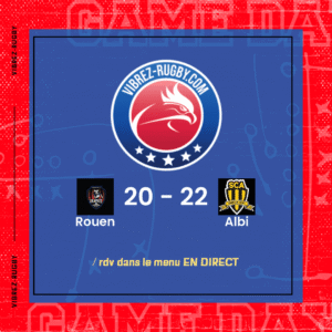R&eacute;sultat Rouen – Albi: 20-22