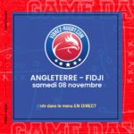 Angleterre - Fidji en direct