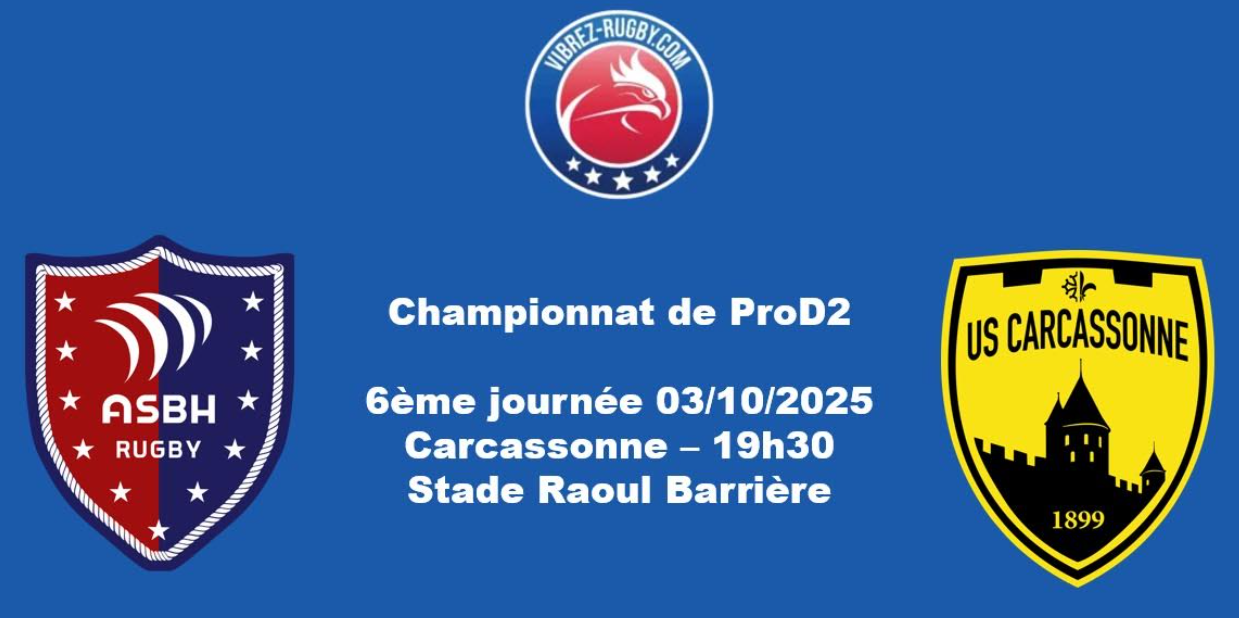 Pro D2 :   4 Changements à Carcassonne pour défier Béziers