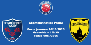 Pro D2: Carcassonne effectue 14 changements pour se déplacer à Grenoble.