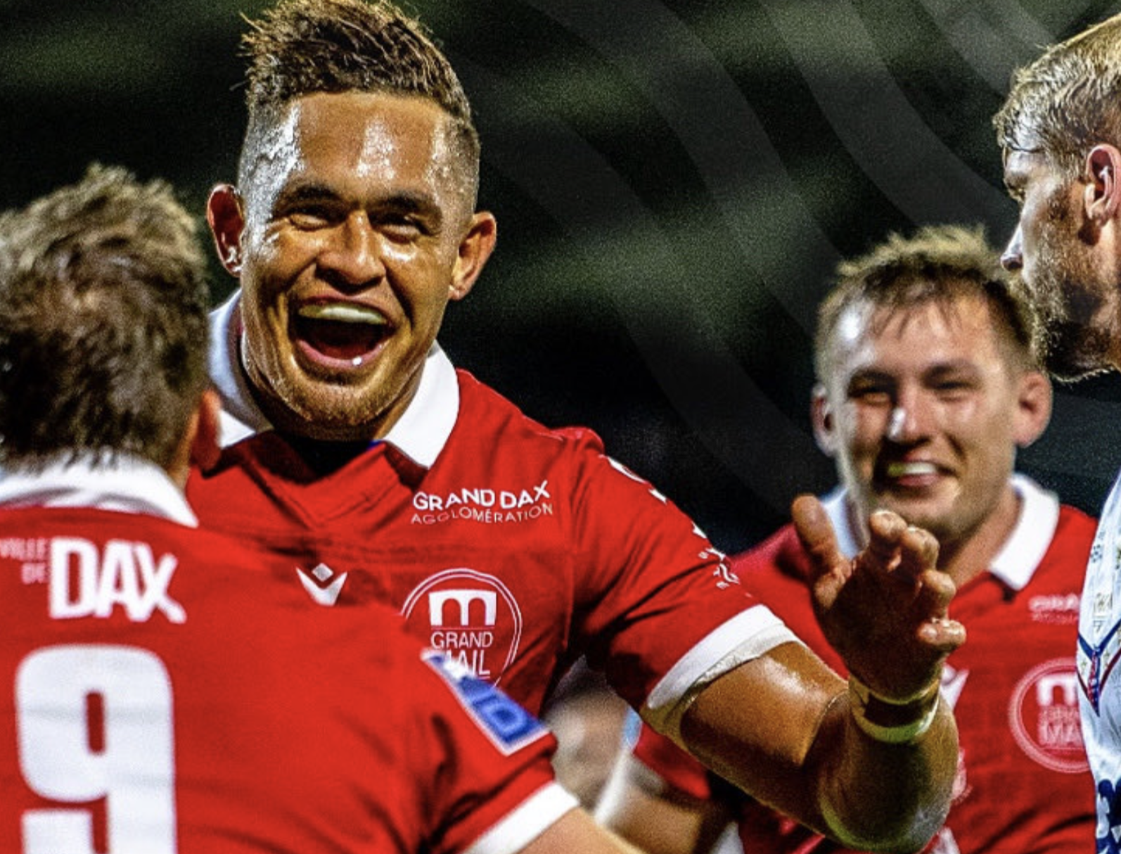 Pro D2 — Dax renverse Carcassonne sous la pluie