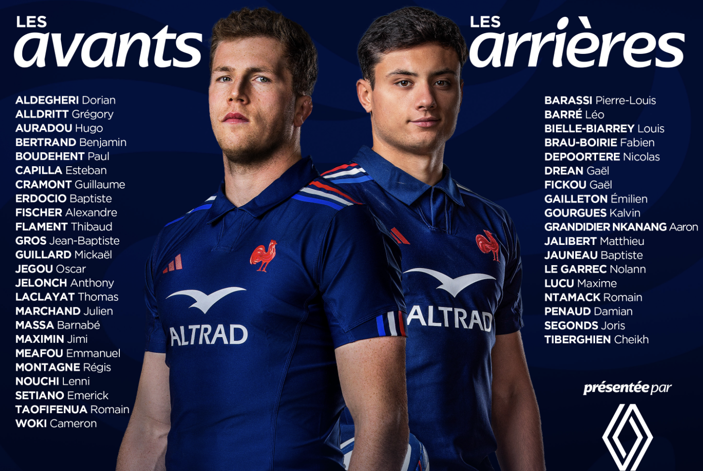 XV de France : la liste des 42 Bleus pour la tournée d’automne 2025 dévoilée