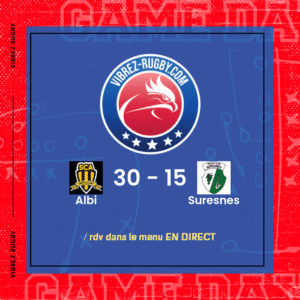 R&eacute;sultat Albi – Suresnes: 30-15