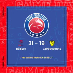 Résultat Béziers – Carcassonne: 31-19