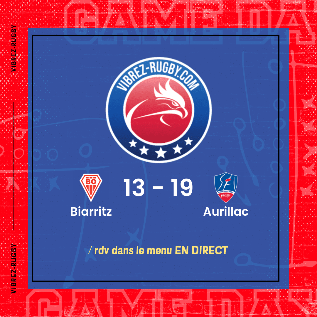 Résultat Biarritz – Aurillac: 13-19