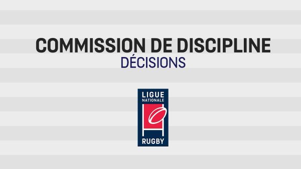ProD2 : Commission de discipline, 3 joueurs sanctionnés