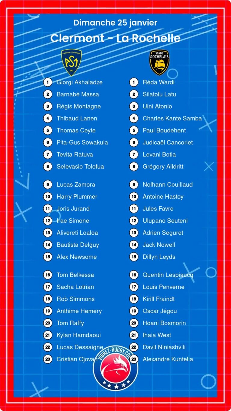 Clermont - La Rochelle composition