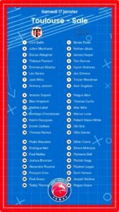 Toulouse – Sale: Les compositions