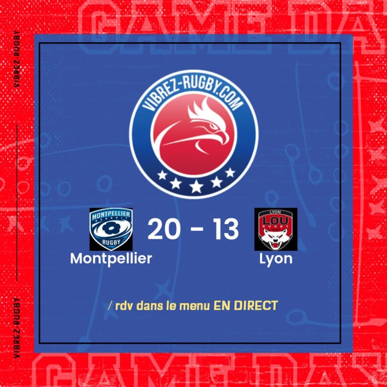 résultat Montpellier - Lyon