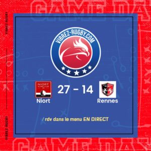 Résultat Niort – Rennes: 27-14
