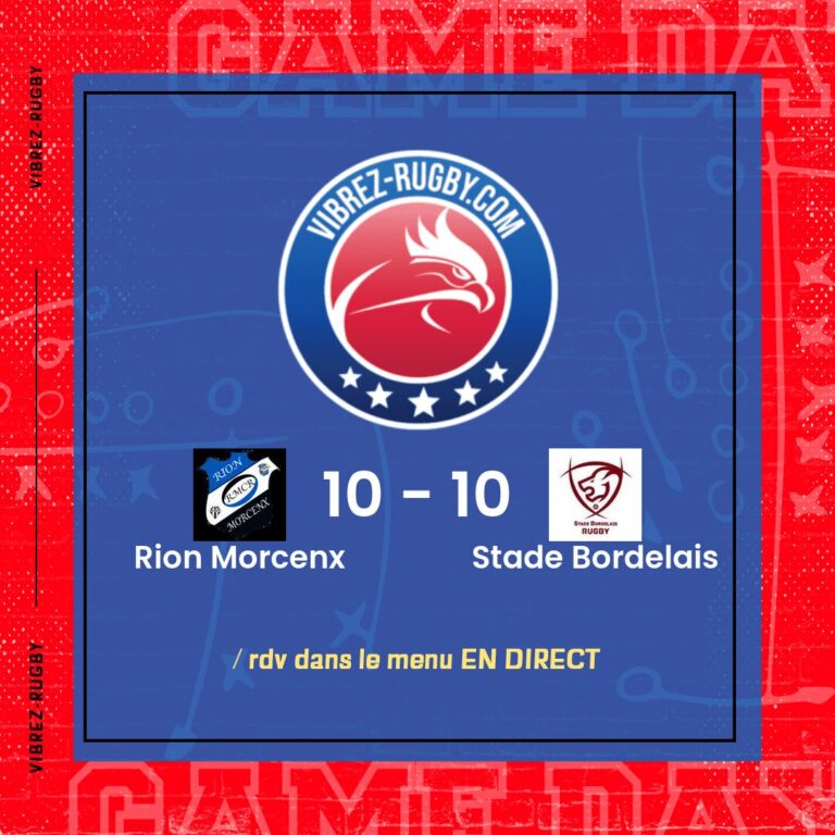 résultat Rion Morcenx - Stade Bordelais