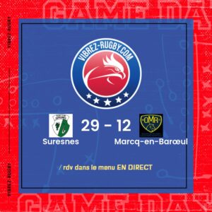 R&eacute;sultat Suresnes – Marcq-en-Bar&oelig;ul: 29-12