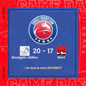 R&eacute;sultat Bourgoin Jallieu – Niort: 20-17