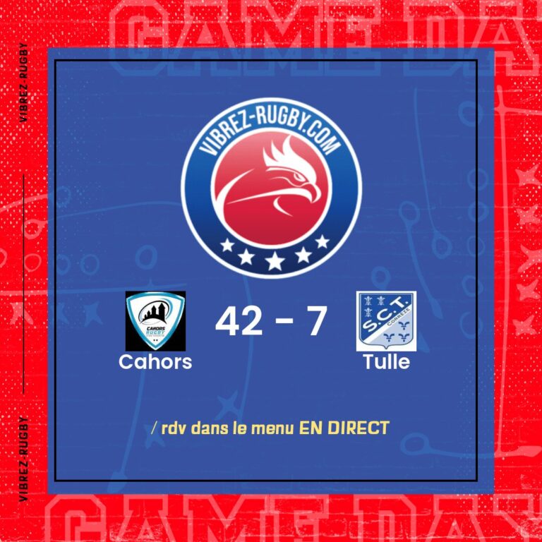 résultat Cahors - Tulle