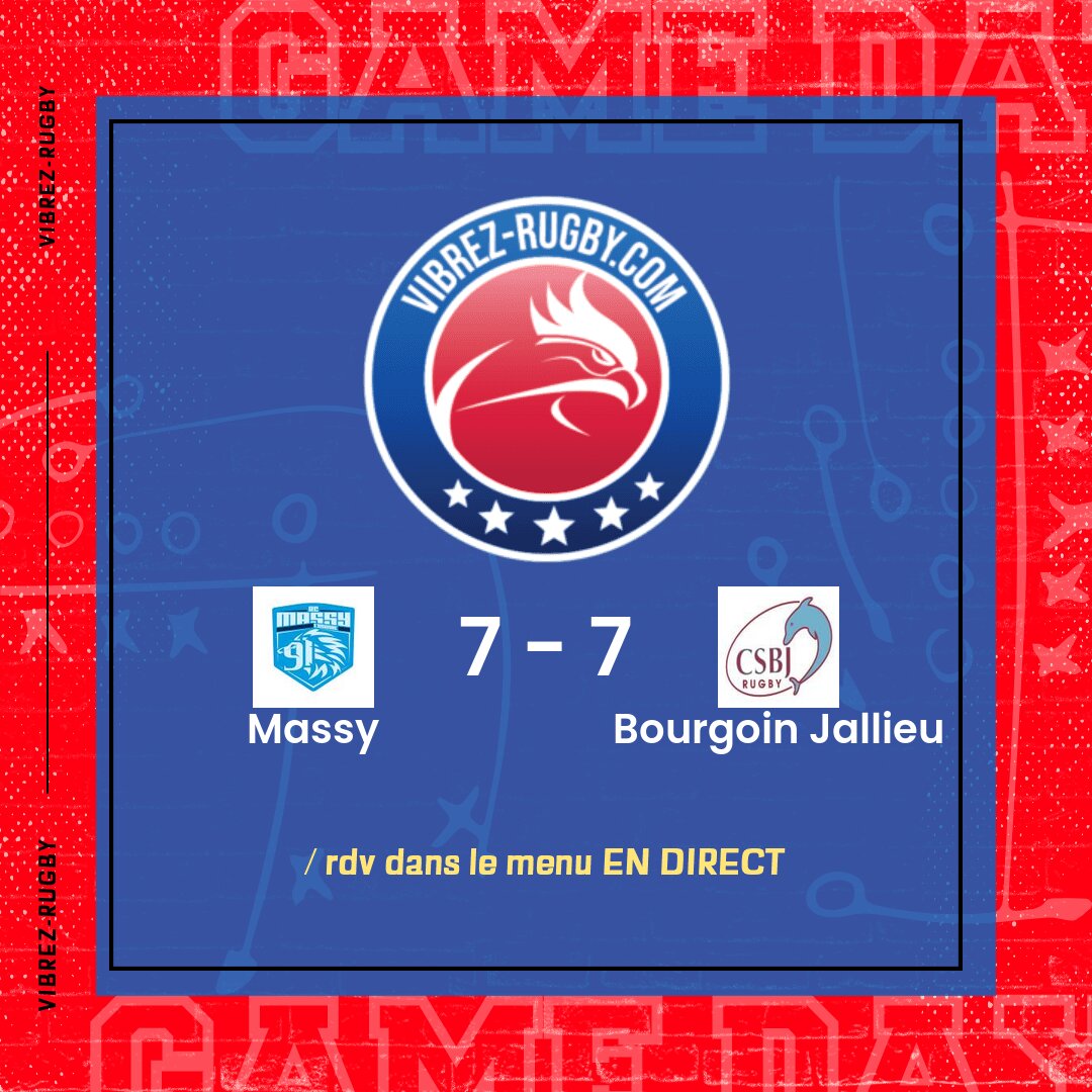 Résultat Massy – Bourgoin Jallieu: 7-7