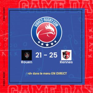 R&eacute;sultat Rouen – Rennes: 21-25