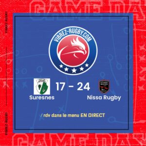 Résultat Suresnes – Nissa Rugby: 17-24