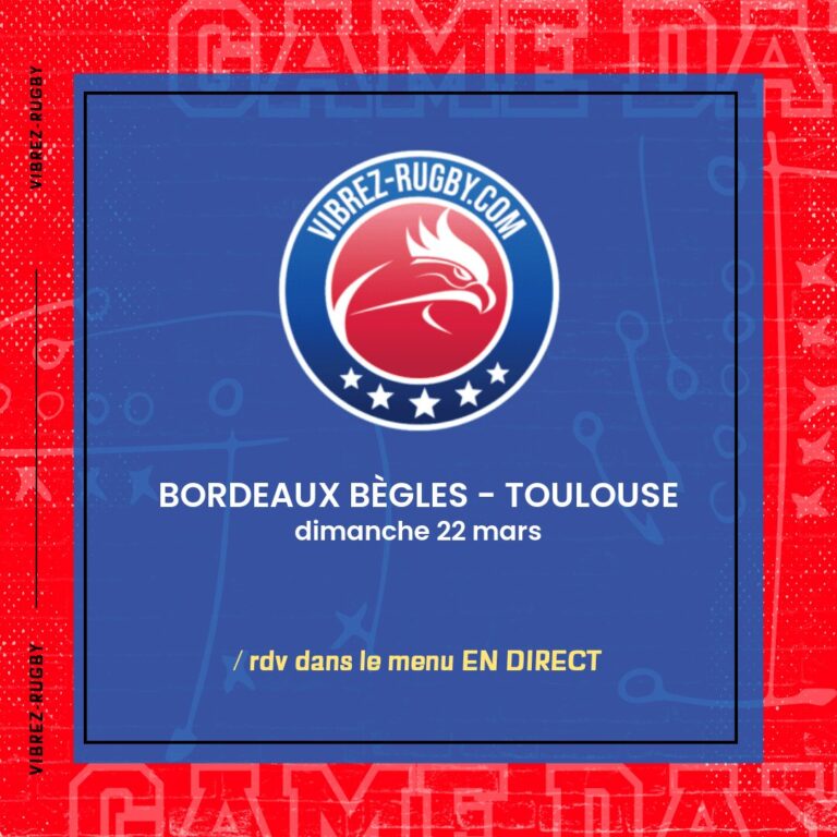 Bordeaux Bègles - Toulouse en direct