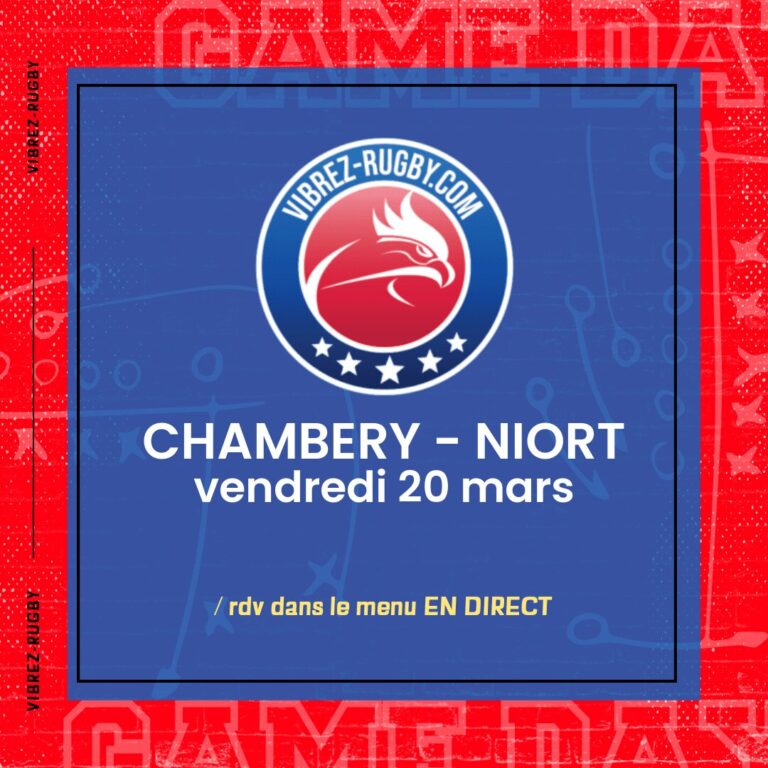Chambery - Niort en direct