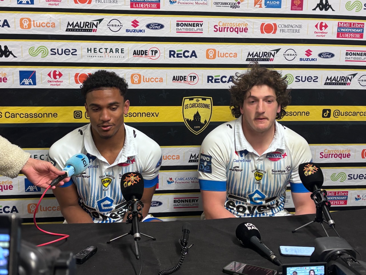 ProD2, IASHAGASHVILI et LODJRO (Mont de Marsan) apr&egrave;s la pr&eacute;cieuse victoire &agrave; Carcassonne : &laquo;&nbsp;On ne s’emballe pas, on repart au boulot et on avance.&nbsp;&raquo; (J24)