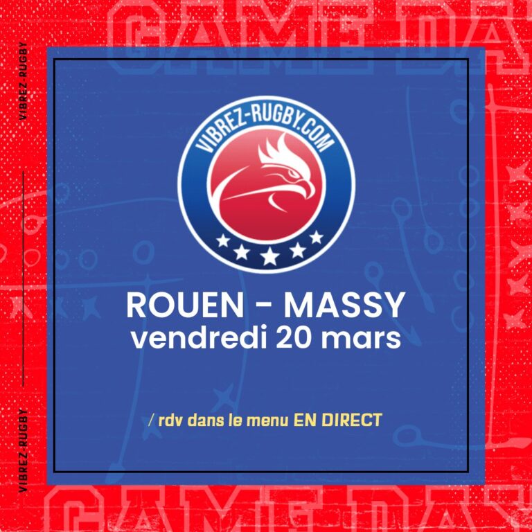 Rouen - Massy en direct