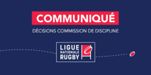 ProD2 Commission de discipline, deux joueurs suspendus, un entraineur averti.