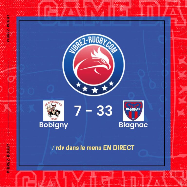 résultat Bobigny - Blagnac