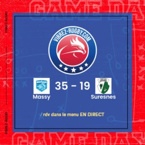 R&eacute;sultat Massy – Suresnes: 35-19