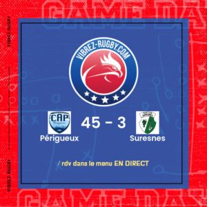 Résultat Périgueux – Suresnes: 45-3