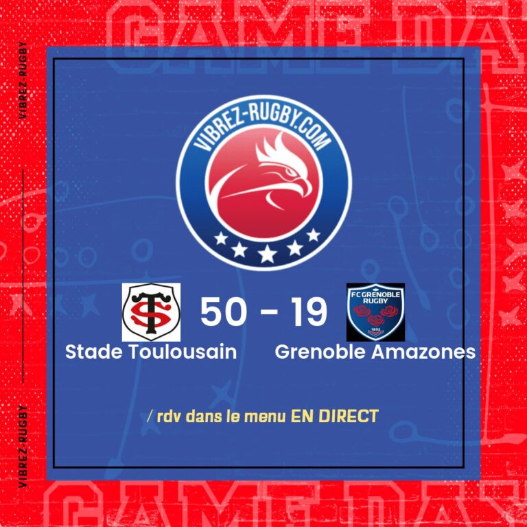résultat Stade Toulousain - Grenoble Amazones