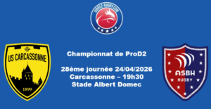 ProD2 : 9 changements &agrave; Carcassonne pour le match de la derni&egrave;re chance.