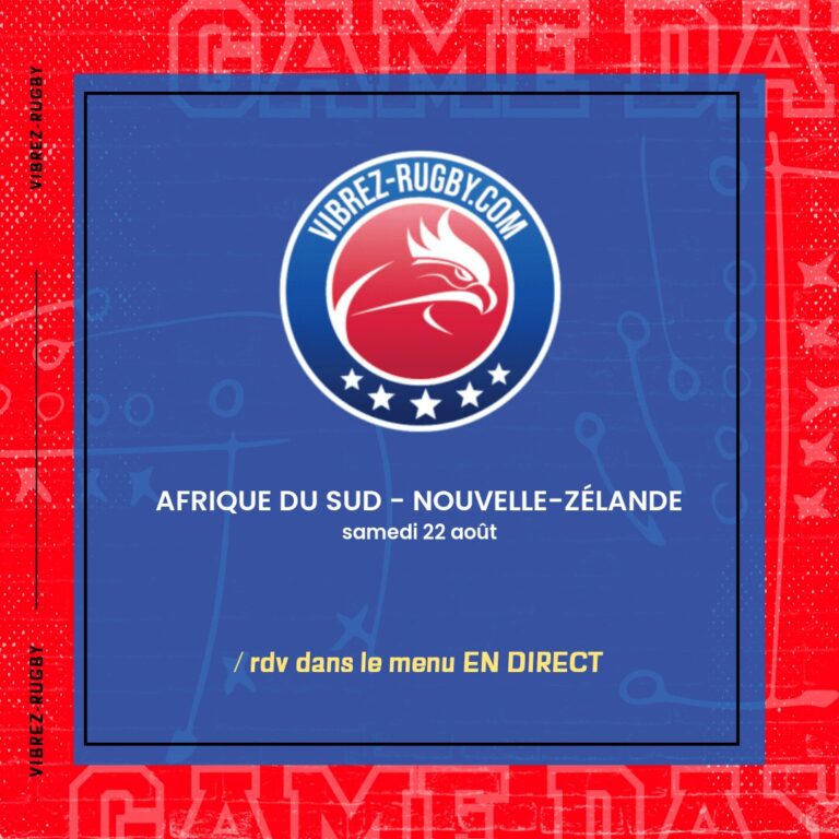 Afrique du Sud - Nouvelle-Zélande en direct