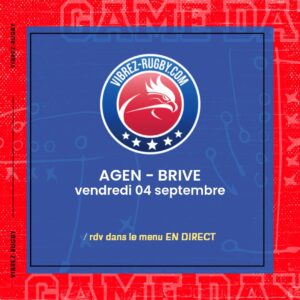 R&eacute;sultat Agen &ndash; Brive : 14-37 (Saison 2026-2027)