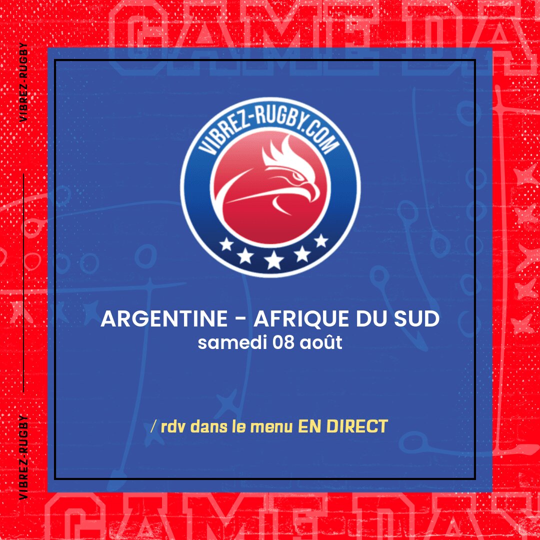 Argentine – Afrique du Sud en direct