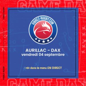 Résultat Aurillac – Dax : 65-35 (Saison 2026-2027)