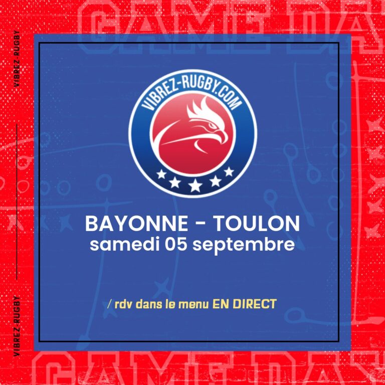 Bayonne - Toulon en direct