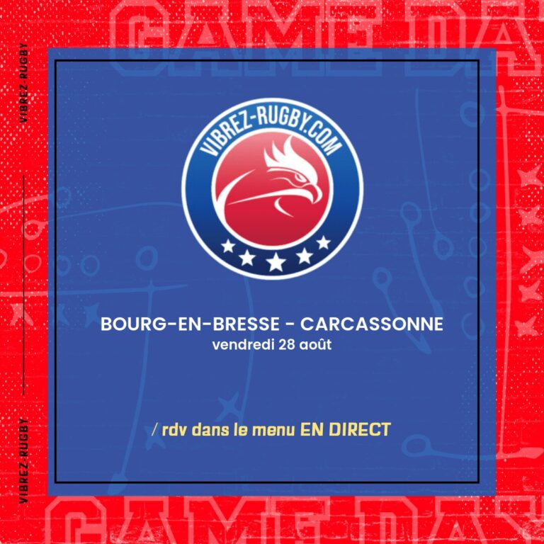 Bourg-en-Bresse - Carcassonne en direct