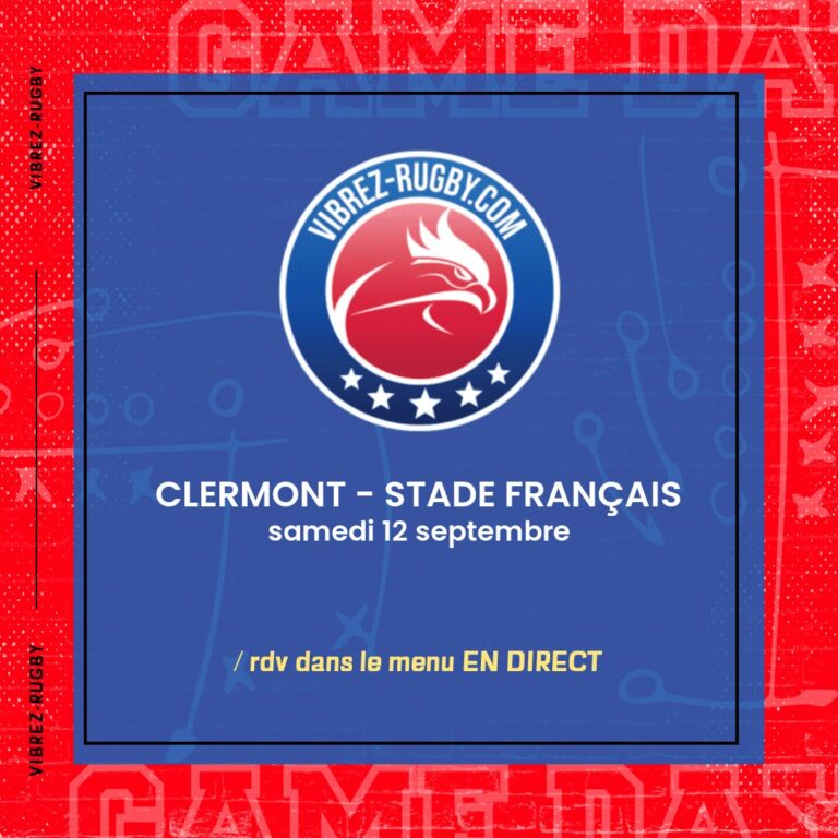Clermont - Stade Français en direct