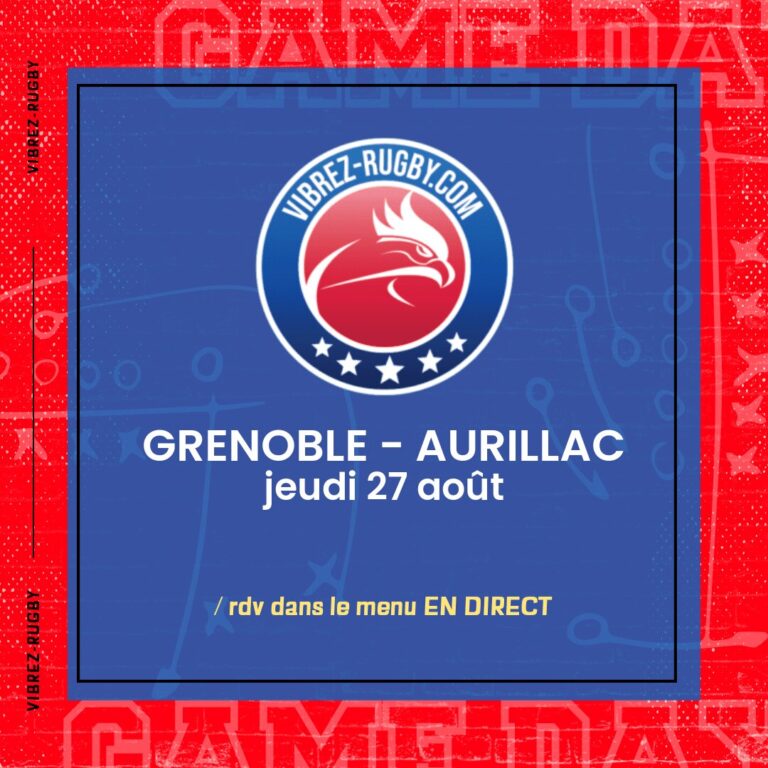 Grenoble - Aurillac en direct