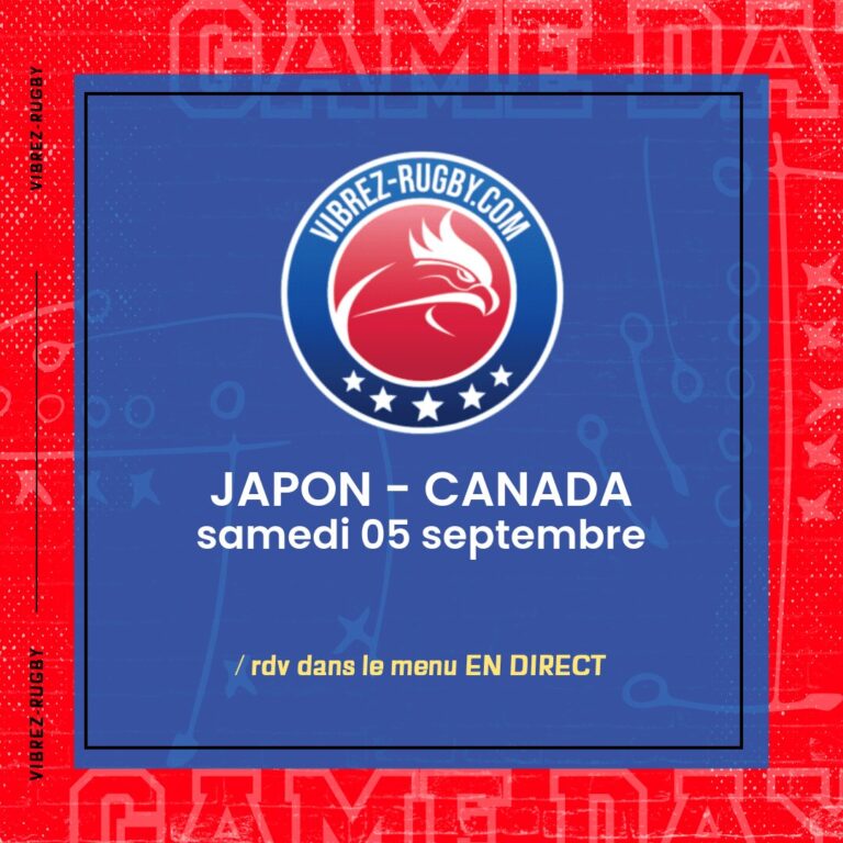 Japon - Canada en direct