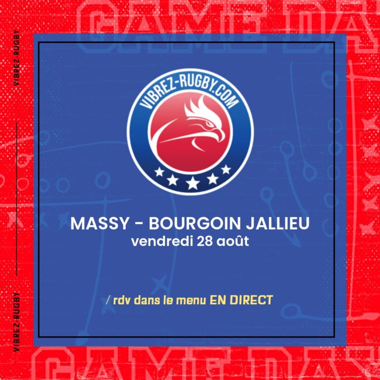 Massy - Bourgoin Jallieu en direct