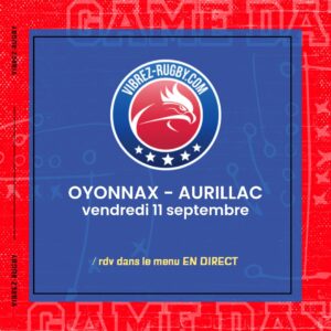 Résultat Oyonnax – Aurillac : 52-17 (Saison 2026-2027)