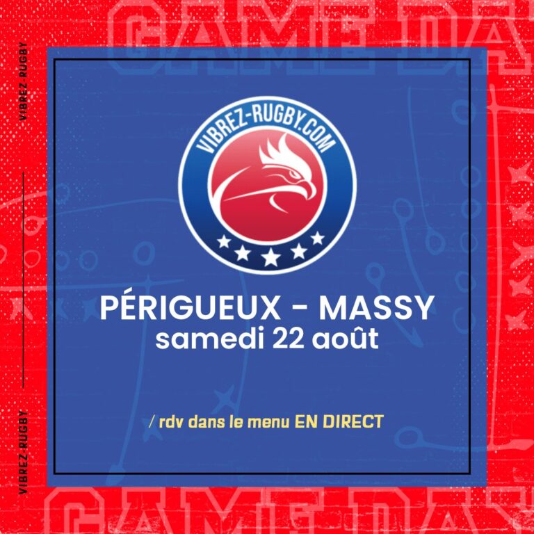 Périgueux - Massy en direct