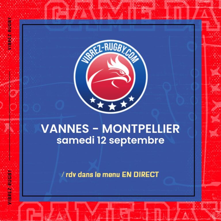 Vannes - Montpellier en direct