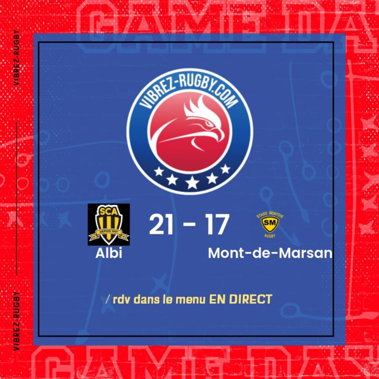 r&eacute;sultat Albi - Mont-de-Marsan