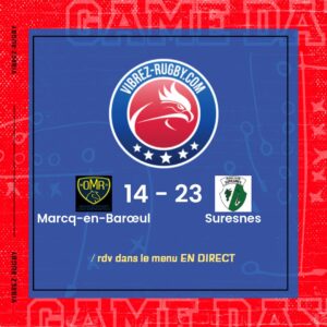 R&eacute;sultat Marcq-en-Bar&oelig;ul – Suresnes: 14-23