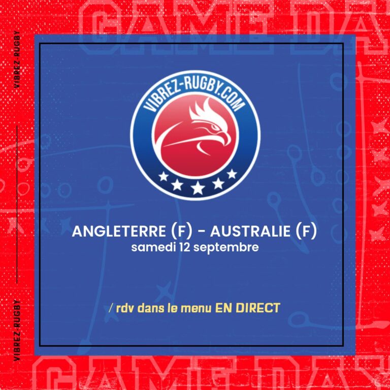 Angleterre (F) - Australie (F) en direct 2026-09-12